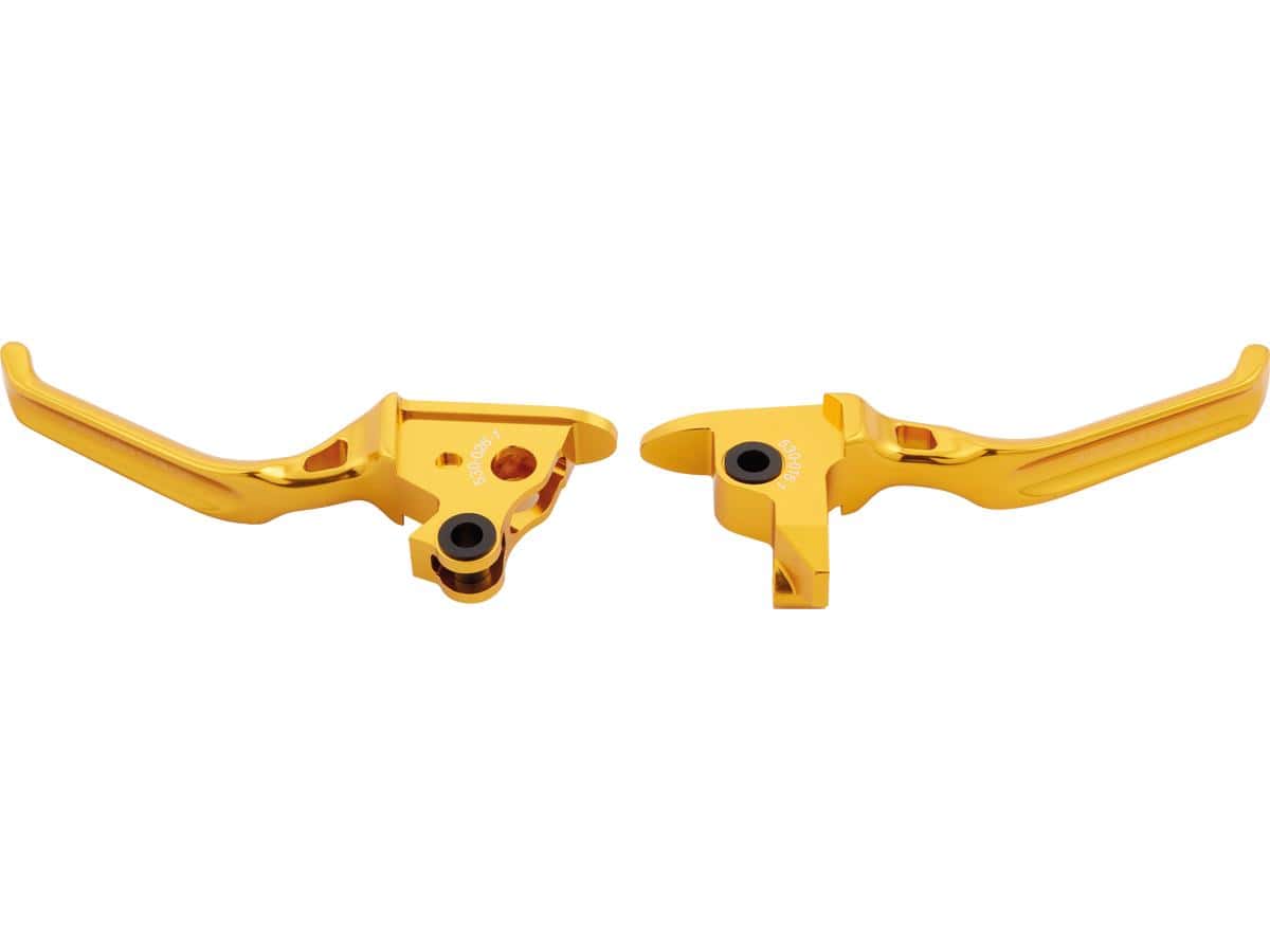 Method hand levers gold anodized hydraulic clutch, 17-20 touring, 17-20 trike 1 Arlen ness
