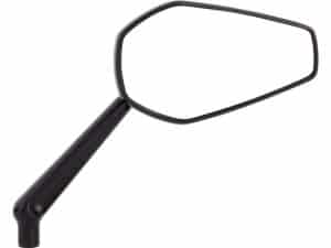 Mini Stocker Billet Mirror Black Anodized Right