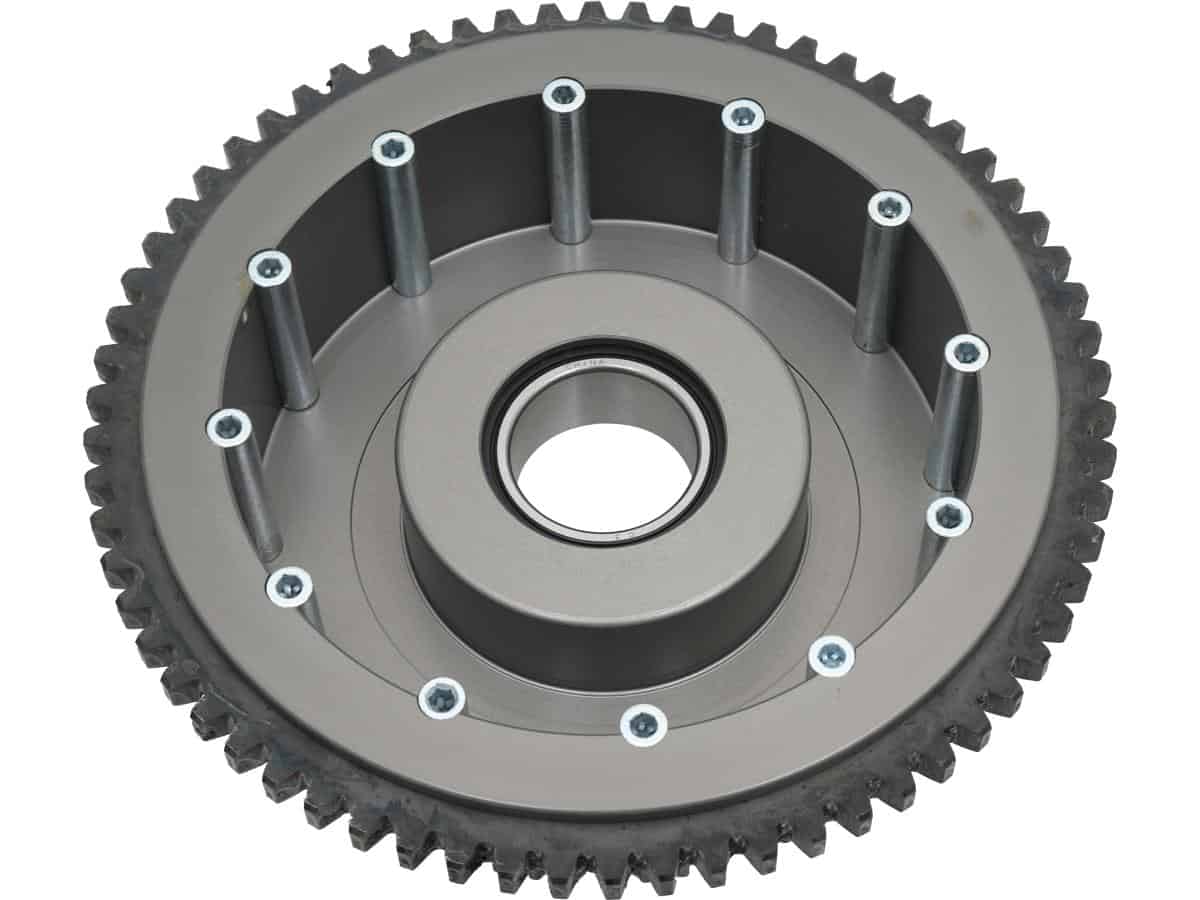 Clut. Bskt. Boltin drv. 4 sp shvl, 86-94 fx model, 91-05 dyna, 86-06 softail 1 Bdl