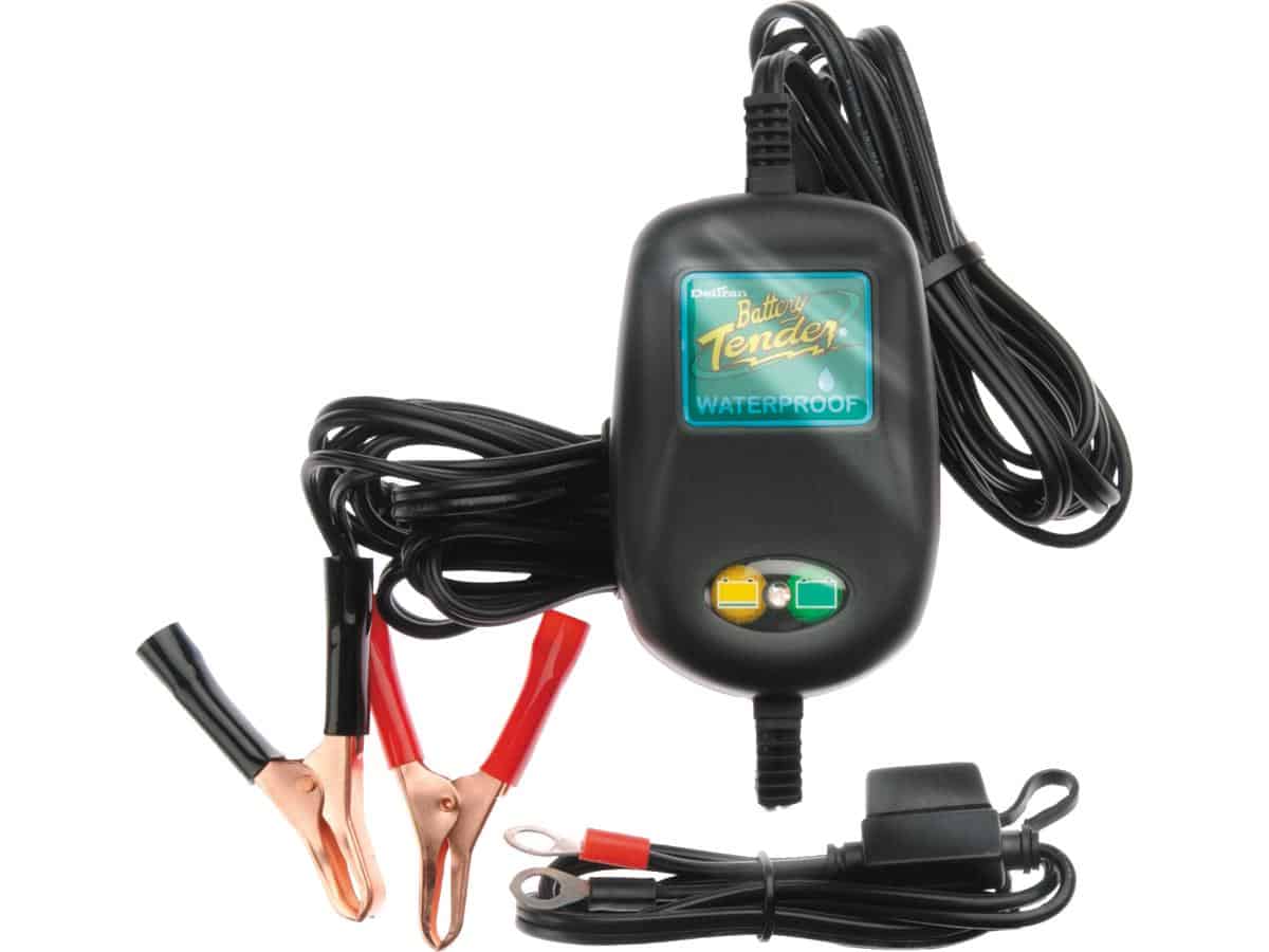 Uk plug waterproof automatic battery charger 0,8a, 1 Battery tender