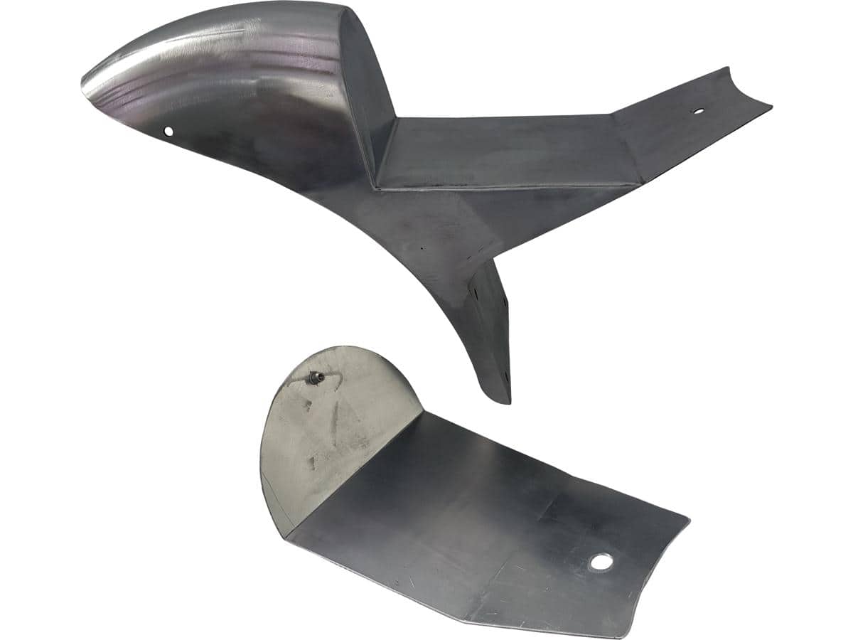 Caferacer rear end conversion kit aluminum seat base pan raw, 15-24 indian scout 1 Blechfee