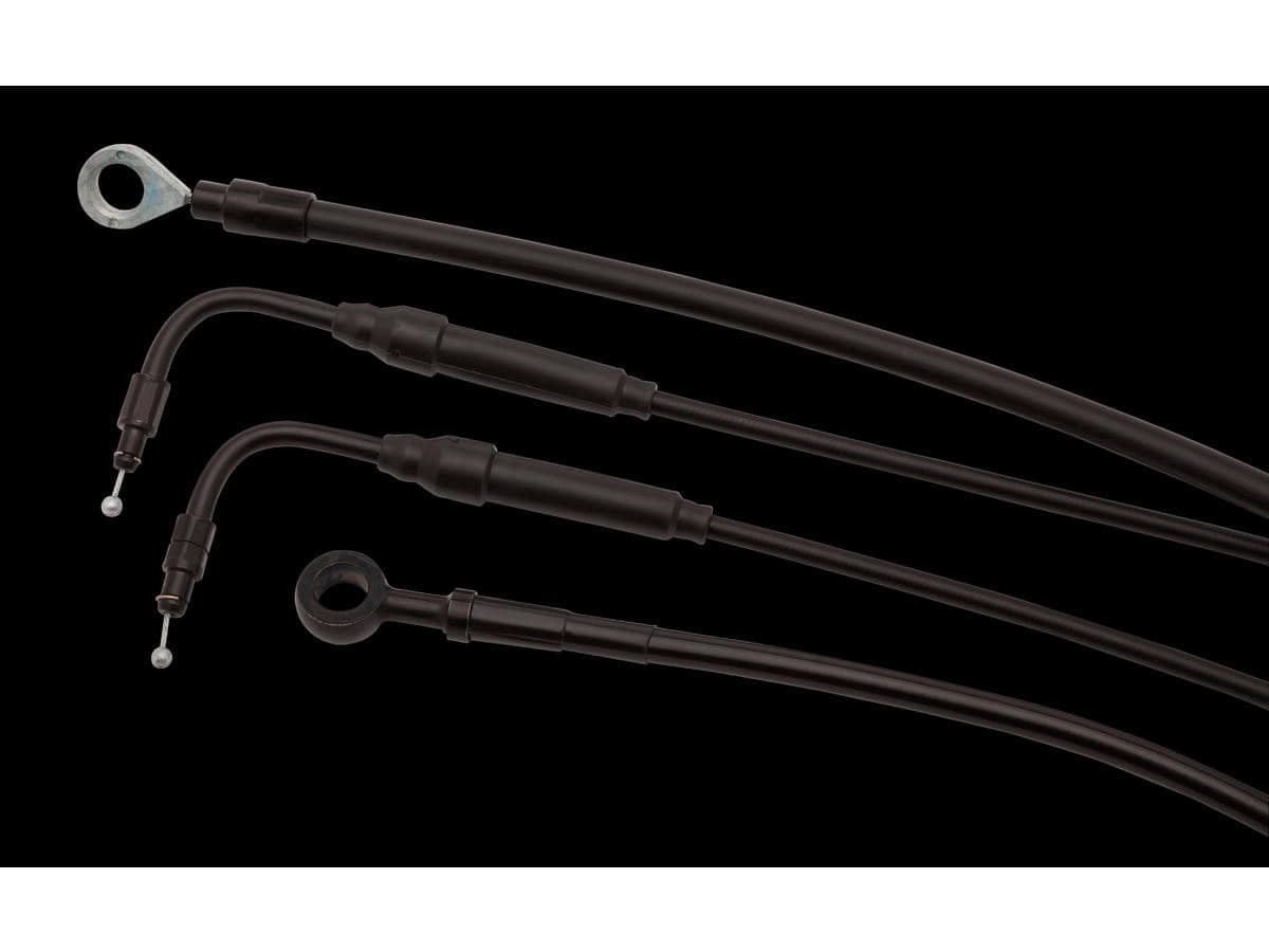 12" apehanger cable kit black vinyl abs 12" apehanger cable kit black vinyl abs