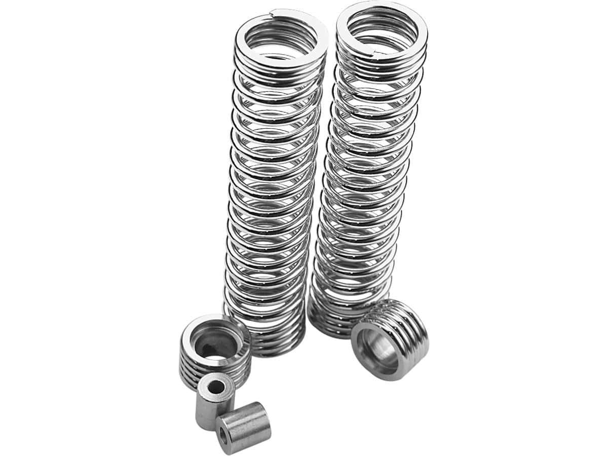 Lowering kit for springer forks 1,5", 88-03 fxsts, 95-97 fxstsb, 97-03 flsts, 01-02, 04-06 fxstsi, 01-03 flstsi, 05-06 flstsci, 07 fxstsse, 07 flstsc, 08 fxstsse2, 08-11 flstsb, 09 fxstsse3 1 Burly brand