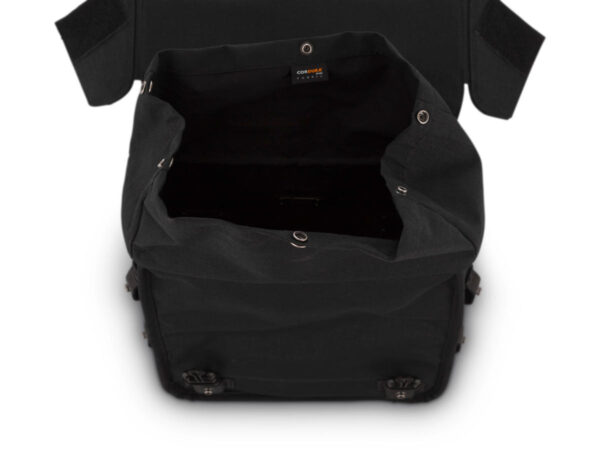 Voyager Throwover Saddlebags Black