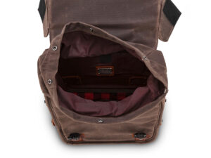 Voyager Throwover Saddlebags Dark Oak