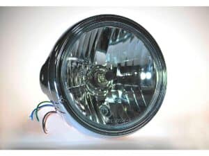 7" H4 Headlight Insert with Clear Lens and Parking Light With parking light Chrome Clear H4, - Image 3