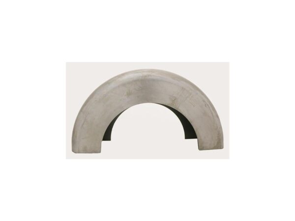 8 1/2" Roll-Your-Own Custom Blank Steel Rear Fender Smooth Side with 13 3/8" Radius