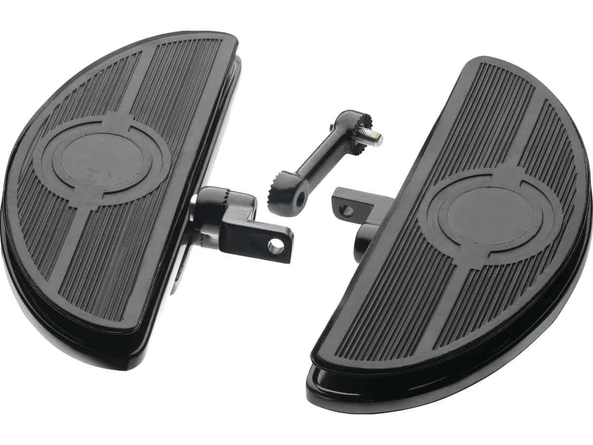 Adjustable oval floorboard kit shaker black 1 Cce