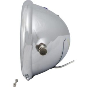 Bates Style 5 3/4" Headlight Housing Chrome