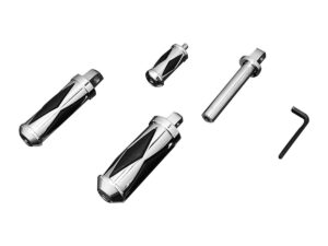 Chrome Spur Pegs Large Version Chrome