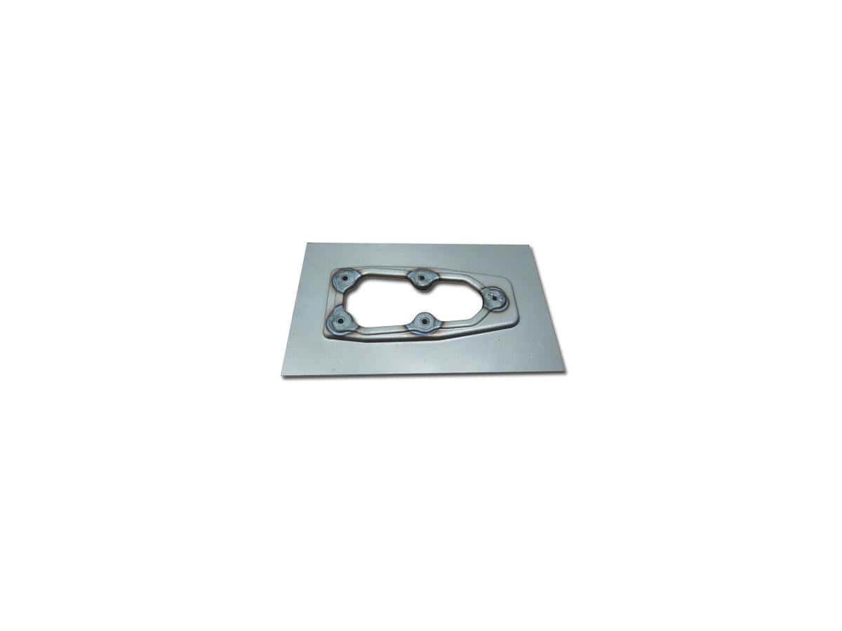 Efi-pump weld-in plate for sportster models, 1 Cce