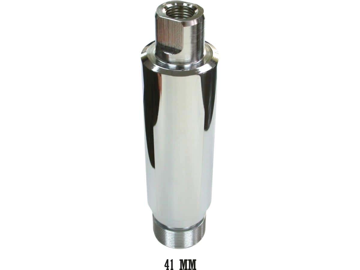 Fork tube extension kit fork diameter: 41mm, length: 2" chrome, 77-84 fl shovel, 84-17 softail, (except 08 fxcw, 08-11 fxcwc, 13-14 fxsbse, 14-17 fxsb, 16-17 fxse), 85-13 touring, 80-85 fxwg, 93-03 fxdwg, 02 fxdwgse3, 04-05 fxdwgi 1 Cce