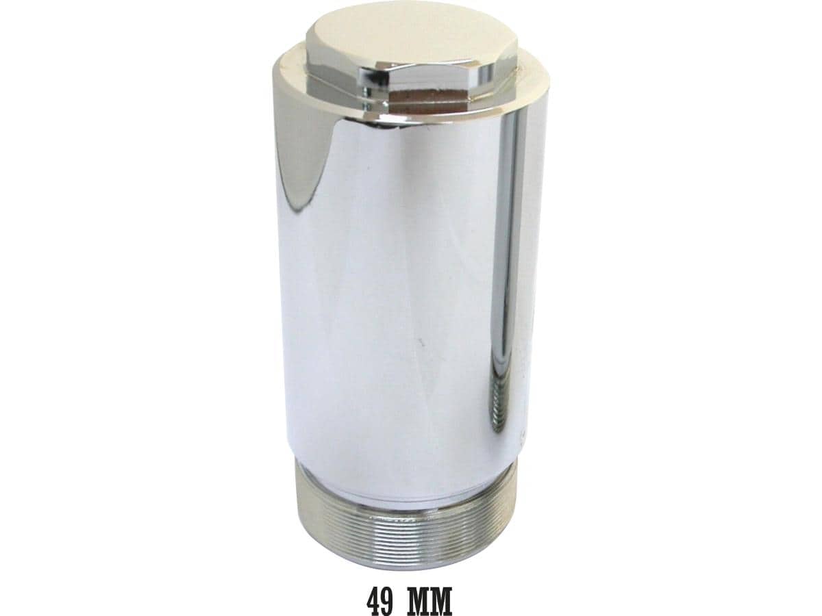 Fork tube extension kit fork diameter: 49mm, length: 4" chrome, 02-17 v-rod, 06-17 dyna, 14-24 touring, (except 23-24 flhxse, 23-24 fltrxse, 24 fltrxstse), 18-24 softail, 13-14 fxsbse, 14-17 fxsb, 08 fxcw, 08-11 fxcwc, (except 18-20 fxfb, 18, 20 fxfbs 114, 18-24 flsb, 19-20 fxdrs 114, 19 fxfb 114, 20-24 fxlrs, 21-24 fxfbs, 22-24 fxlrst, 22 fxrst) 1 Cce