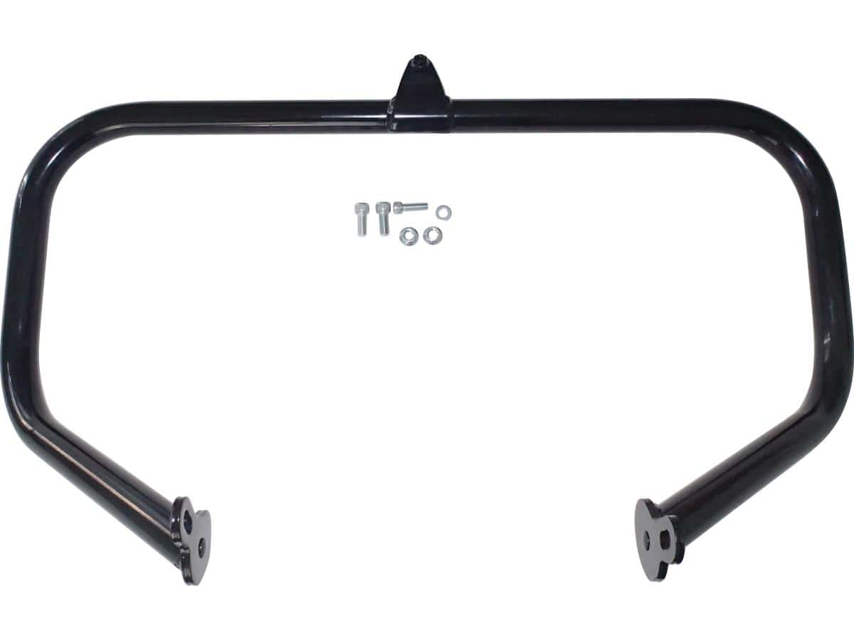 Front highway bar for 09-24 touring, 09-24 trike black, 09-24 touring, (except 24 flhx, 24 fltrx, 23-24 flhxse, 23-24 fltrxse, 24 fltrxstse), 09-24 trike 1 Cce
