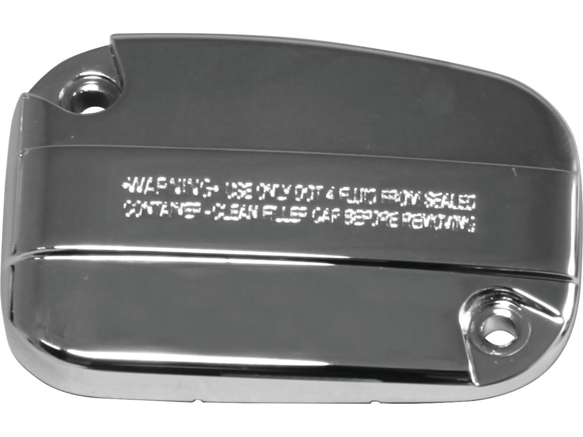 Master cylinder cover chrome front brake side, 08-13 touring, 09-13 trike 1 Cce
