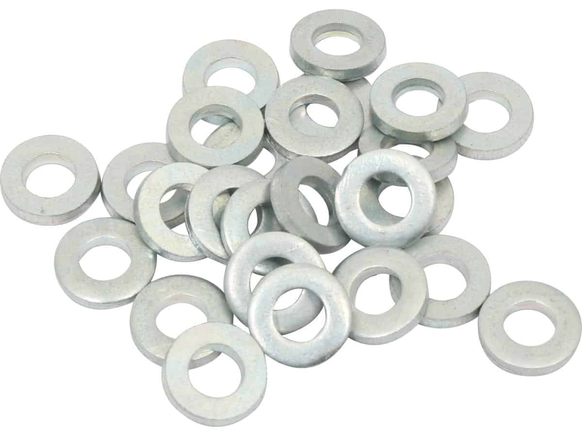 Oem hardware steel washer for big twin and sportster 1/4" x 1/2" pack 25, 1 Cce