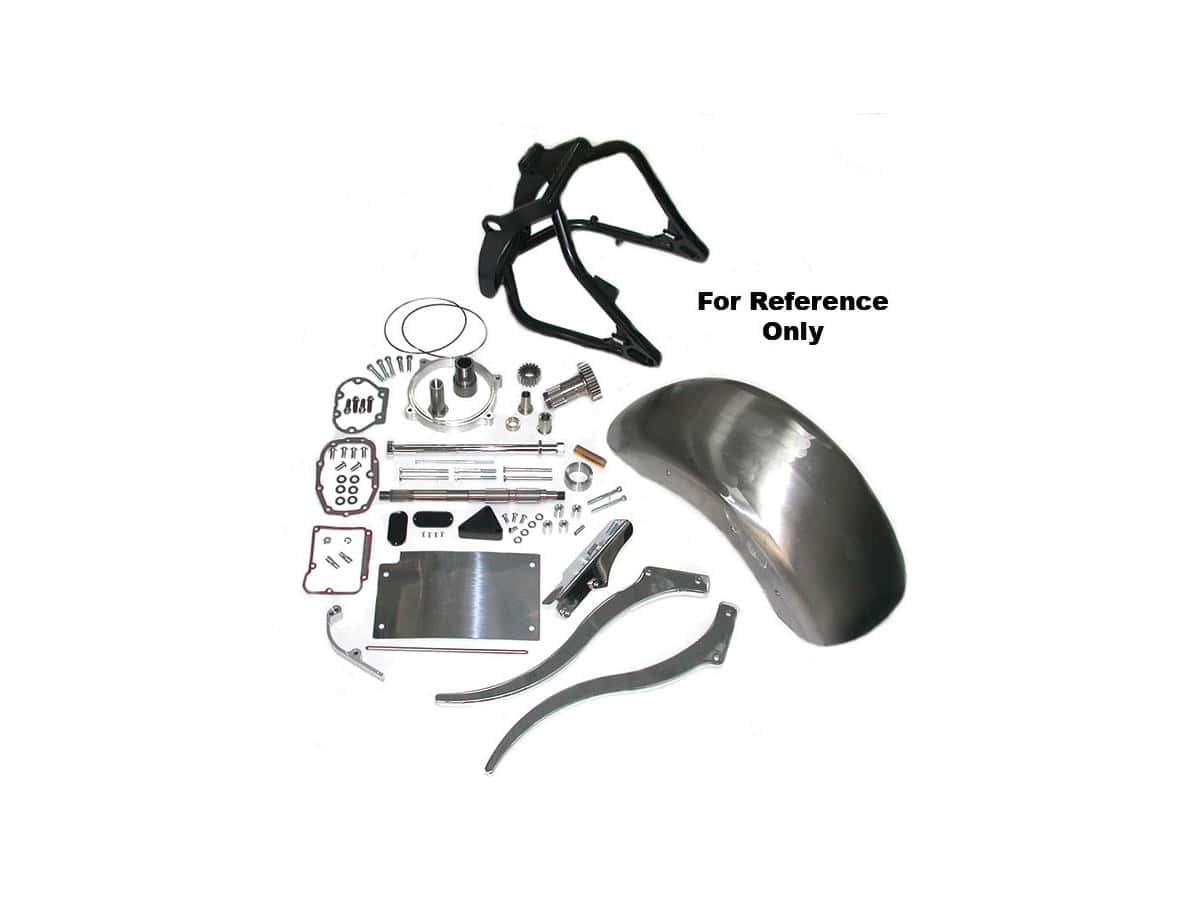 Primary spacer 1" offset-raw alumium primary spacer 1" offset, 91-06 softail 1 Cce