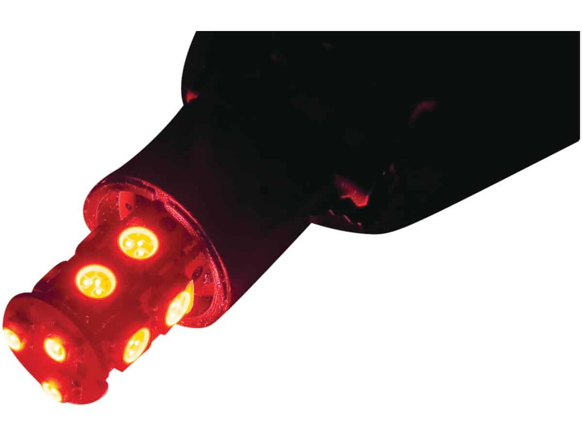 Red nova led 1156 (pairs) turn signal bulb 1 Cce