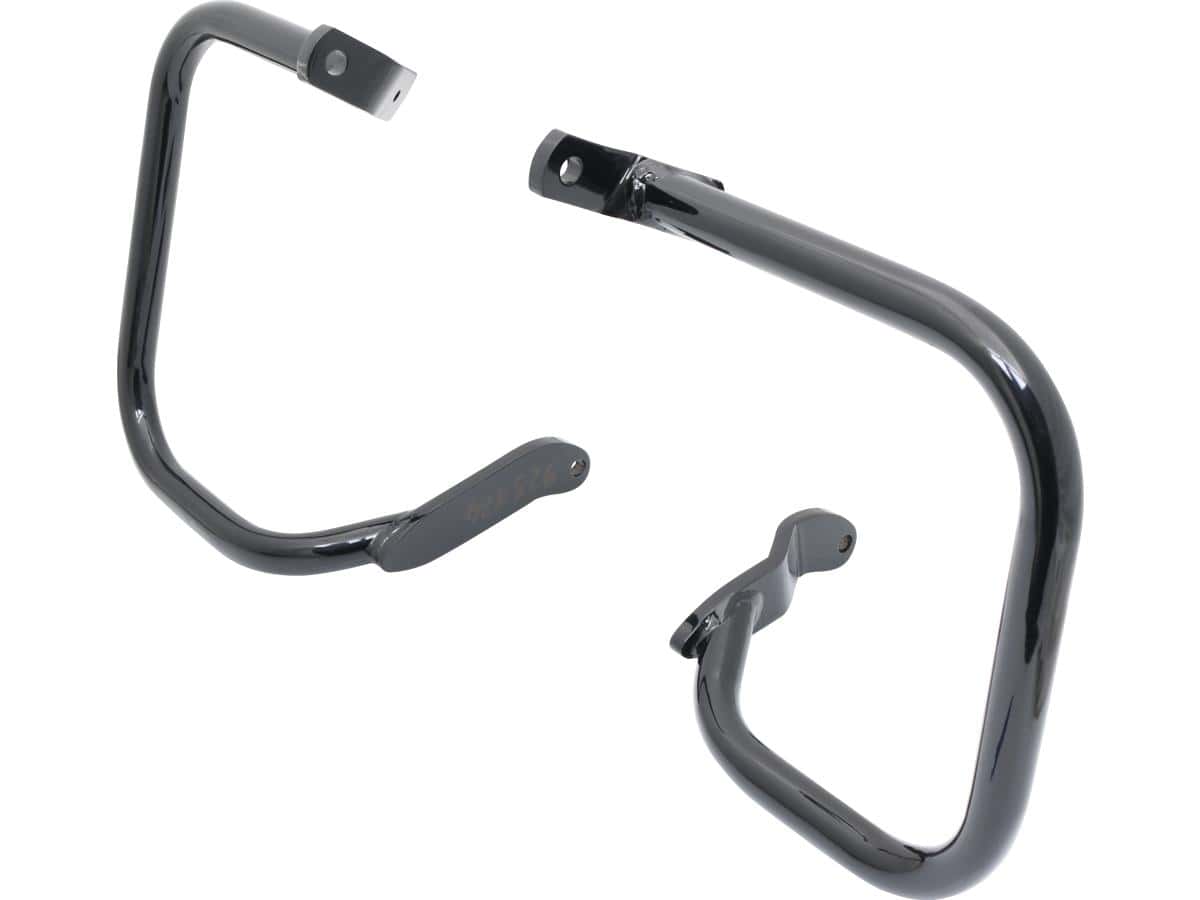 Rear saddlebag guards black Rear saddlebag guards black