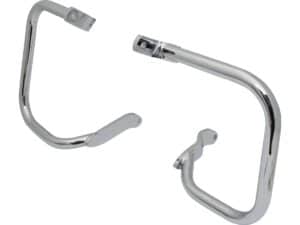 Rear Saddlebag Guards Chrome