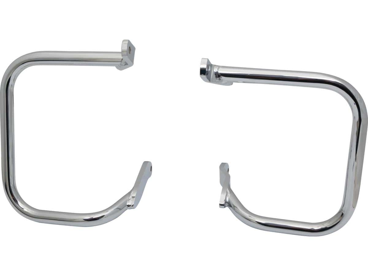 Rear saddlebag guards chrome, 00-03, 07-12, 14-17 flstc, 00-03, 05, 07-09 fxstb, 00-03, 07, 11-15 fxst, 00-03 fxsts, 08-10 fxstc, 12, 14-17 fls, 11-12 fxs, 13 flstc 103, 13 flstc 103 anv, 13 fls 103, 13 fxs 103, 16-17 flss, 04-06 flstci, 04-06 fxsti, 04-06 fxstsi, 04, 06 fxstbi 1 Cce