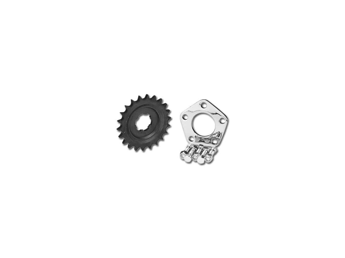 Sprockt and spacer kit sprocket with 8mm sprocket spacer, 36-52 flathead, 36-47 knucklehead, 48-65 panhead, 66-84 fl shovel, 71-84 fx shovel, 84-85 softail 1 Cce