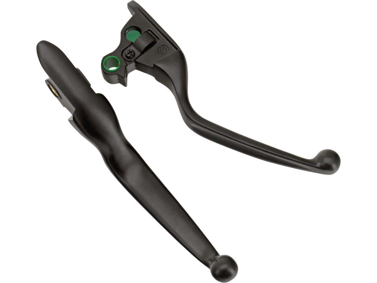 Stadium hand control replacement lever flat black cable clutch left right, 15-17 softail, (except 16-17 flss, 16-17 flstfbs, 16-17 fxse, 15 flstnse) 1 Cce
