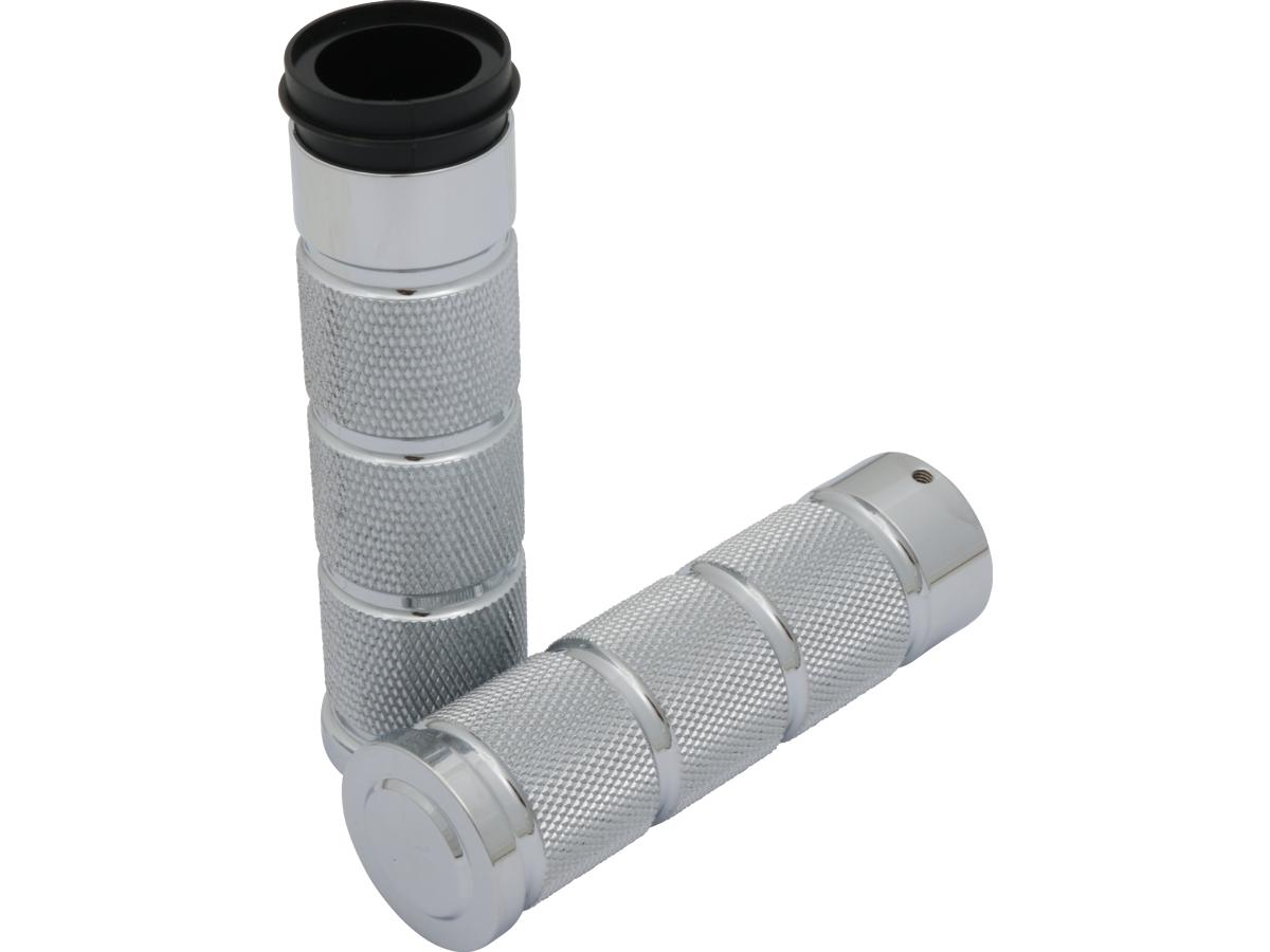 Stroker grips chrome 1" throttle by wire 1 Cce