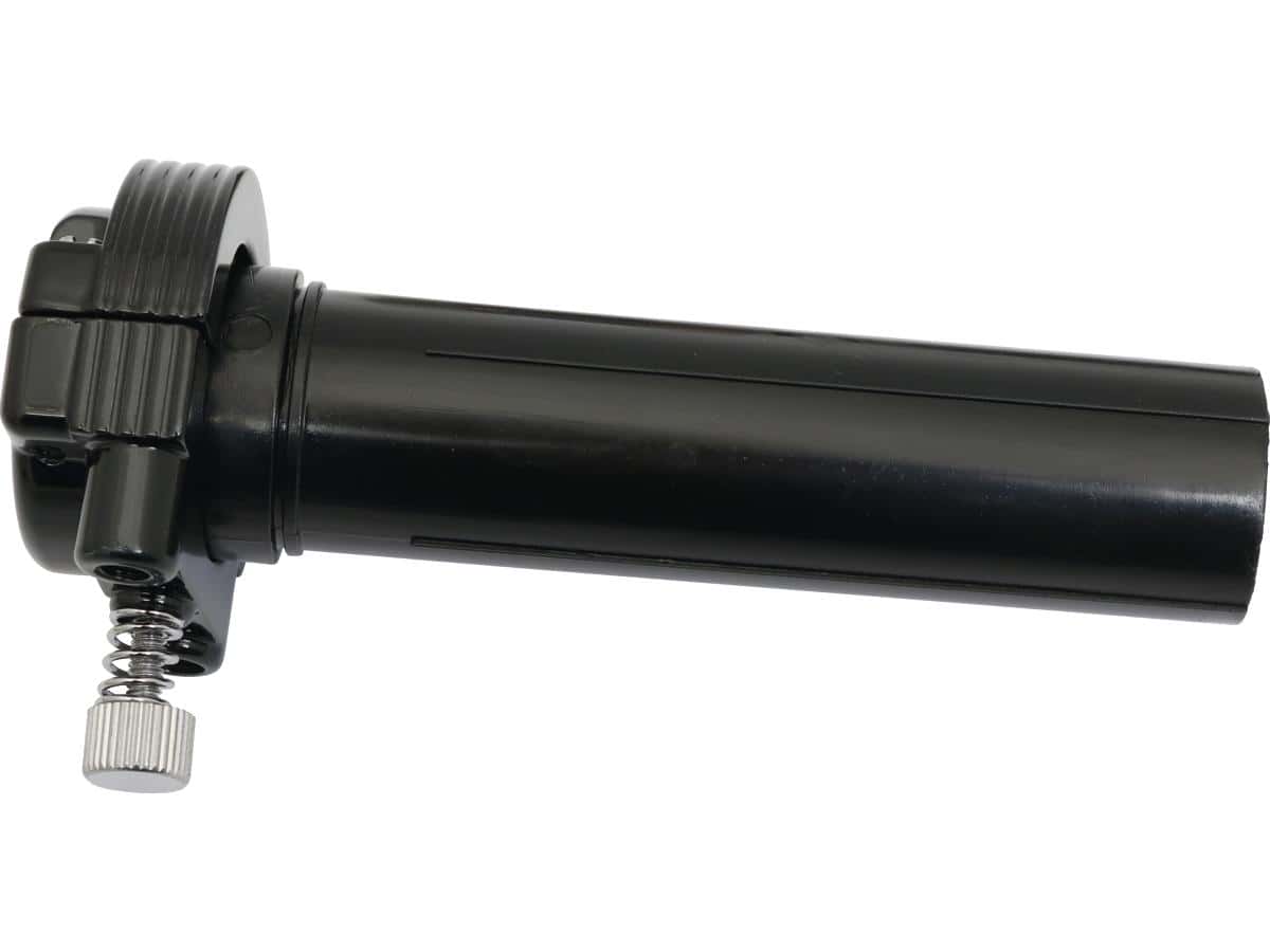 Throttle clamp and sleeve assembly black 1" dual cable 1 Cce