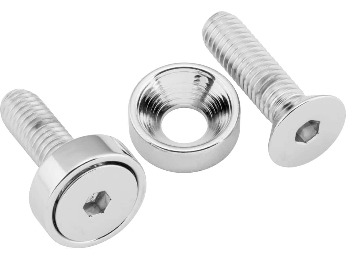 Chrome plated rear sprocket hardware kits including 5 locknuts front Chrome plated rear sprocket hardware kits including 5 locknuts front