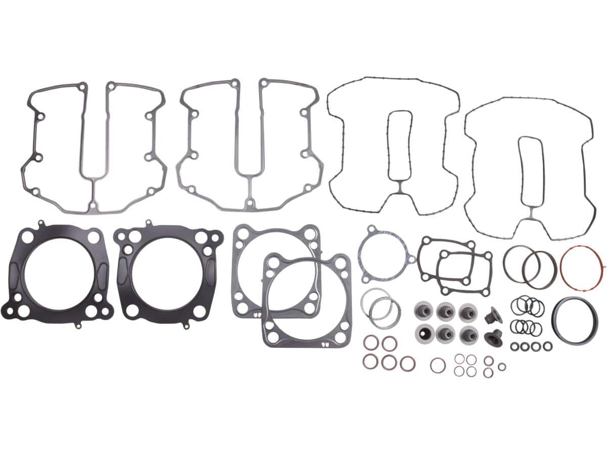 Mls top end gasket kit. 030" headgasket 4. 075", 18-24 softail, (except 22-24 fxlrst, 22 fxrst, 23-24 fxbr), 17-24 touring, (except 19-21 flhtkse, 19-24 flhxse, 19, 21-24 fltrxse, 22 flhxst, 22 fltrxst, 22 fltrkse, 23 fltrkseanv, 24 flhx, 24 fltrx, 24 fltrxstse), 17-24 trike, (except 20-22 flhtcutgse) 1 Cometic