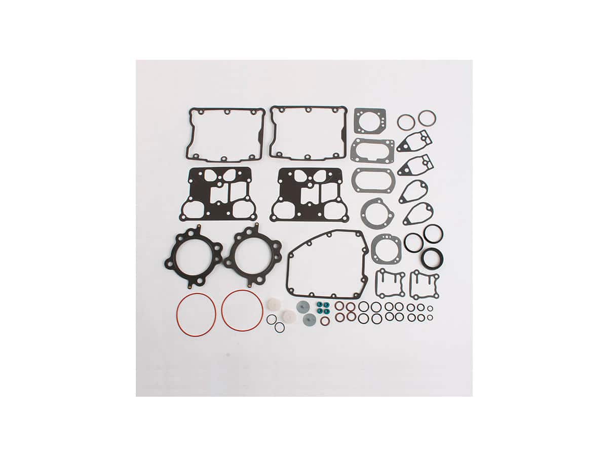 Mls top end gasket kit. 040" headgasket 3 3/4", 99-04 dyna, 00-04 softail, 99-04 touring 1 Cometic