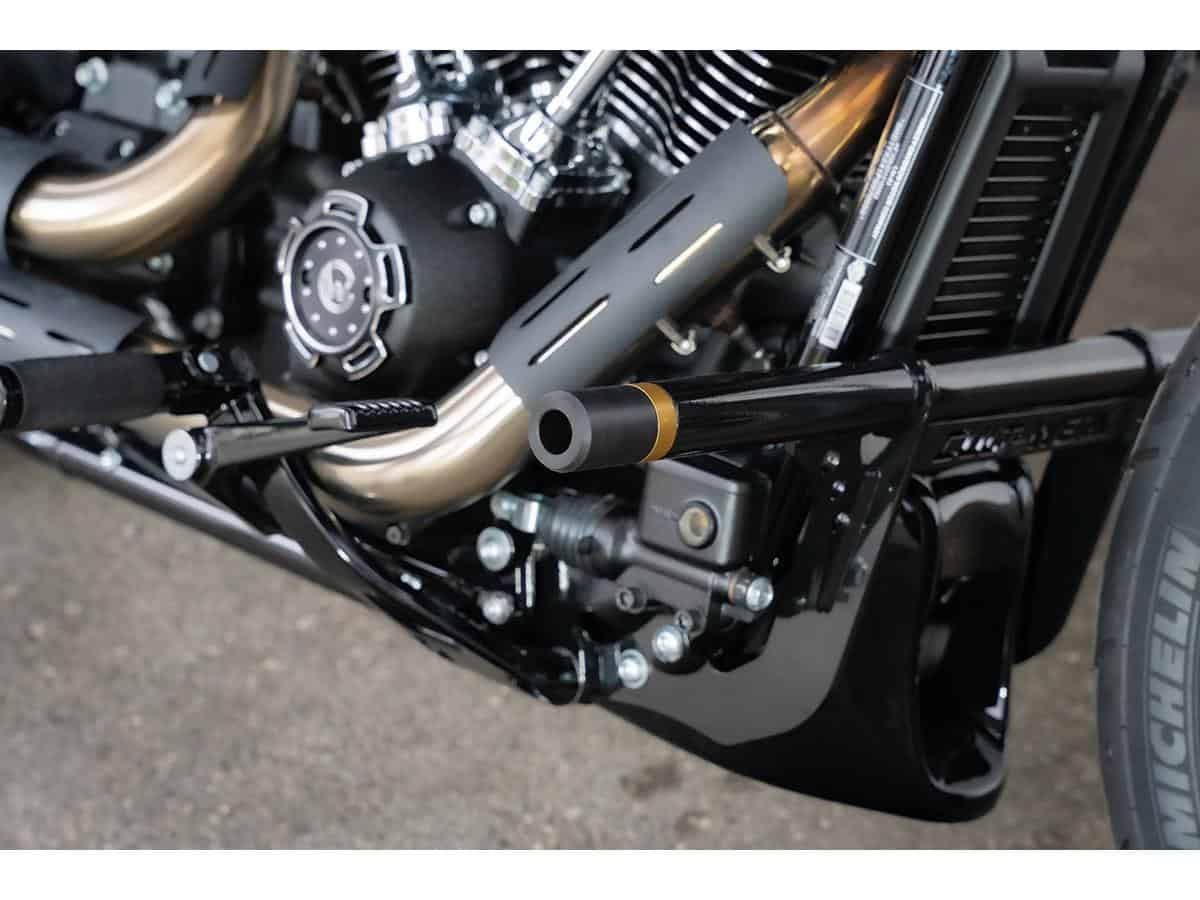 Cult-werk-club-style-crash-bar-slider-spacers-length-15-mm-gold-anodized-2 Cult werk club style crash bar slider spacers length 15 mm gold anodized 2