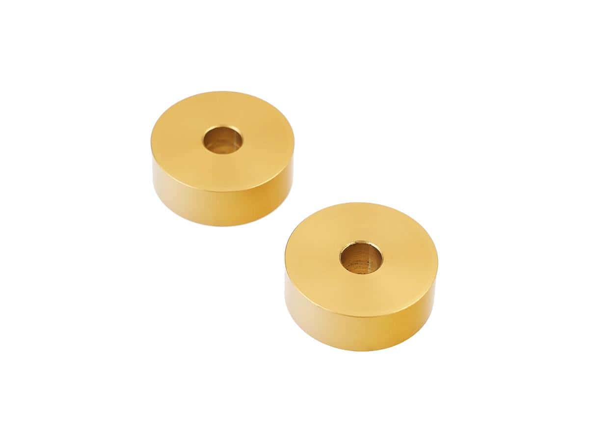 Club style crash bar slider spacers length: 15 mm gold anodized, 1 Cult-werk