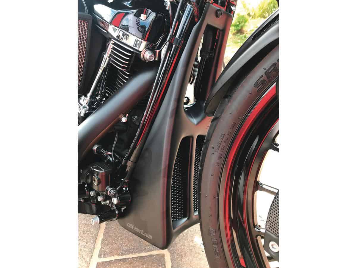 Custom chin fairing ready to paint Custom chin fairing ready to paint