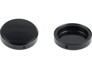 End Cap Fork Cover Fork Cap Plain Black Powder Coated