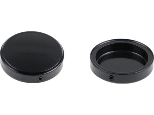 End Cap Fork Cover Fork Cap Plain Black Powder Coated