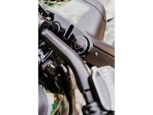 End Cap Fork Cover Fork Cap with Cult-Werk Logo Black Powder Coated, 18-20 FXBB, 18-20 FLFB, 18-20 FLFBS 114, 18 FLFBS 114 ANX, 18 FLFBS 114 ANV, 20-24 FXST, 21-24 FXBBS, 21-24 FLFBS, 23 FLFBS ANV - Image 3