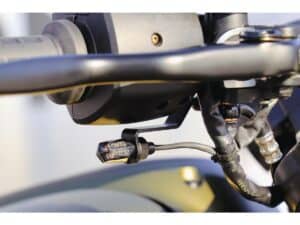 Front Turn Signal Bracket Black Powder Coated