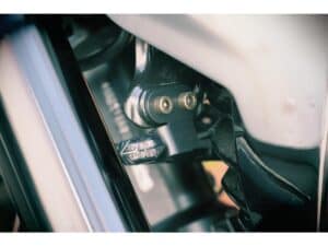 Front Turn Signal Bracket Black Powder Coated - Image 3