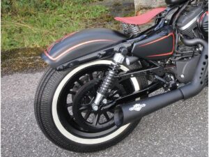 OEM Style Rear Fender for Sportster Models Long Black Ready To Paint, 04-06, 10-20 Sportster, (except 10-13 XR1200X, 10 XR1200) - Image 3