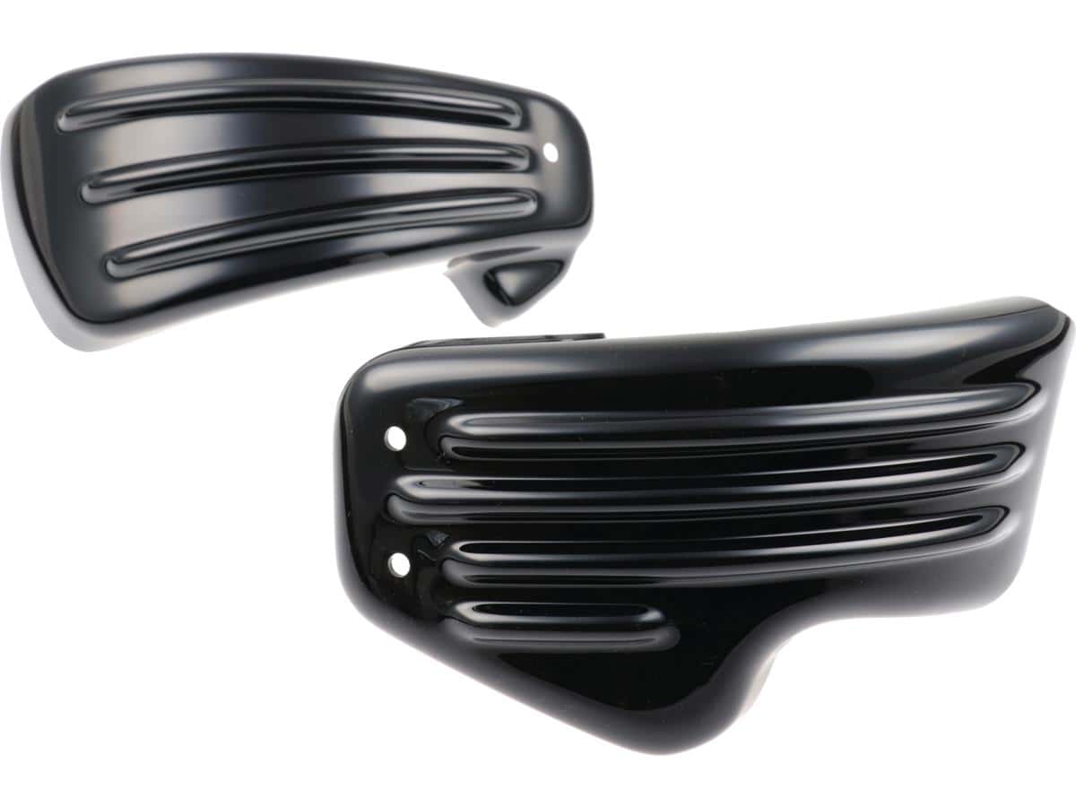 Racing side cover slotted black gloss Racing side cover slotted black gloss