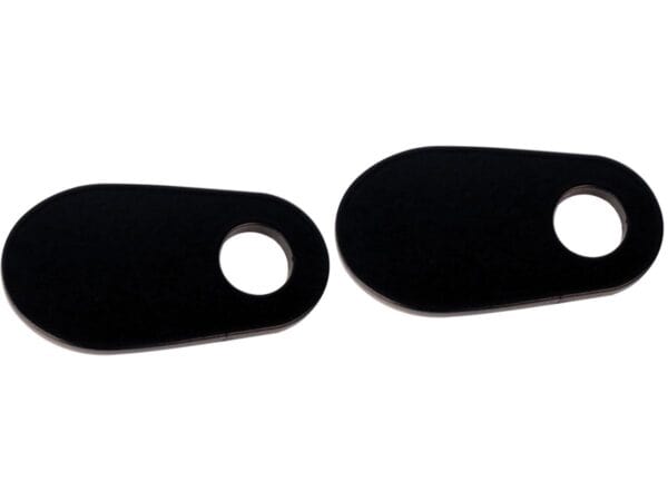 Turn Signal Mounting Plate Black Powder Coated