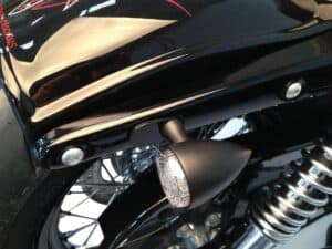 Turn Signal Mounting Plate Black Powder Coated - Image 3