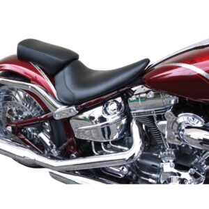 Custom Pilion Pad for Breakout Smooth Black Synthetic Leather Urethane, 13-14 FXSBSE, 14-17 FXSB