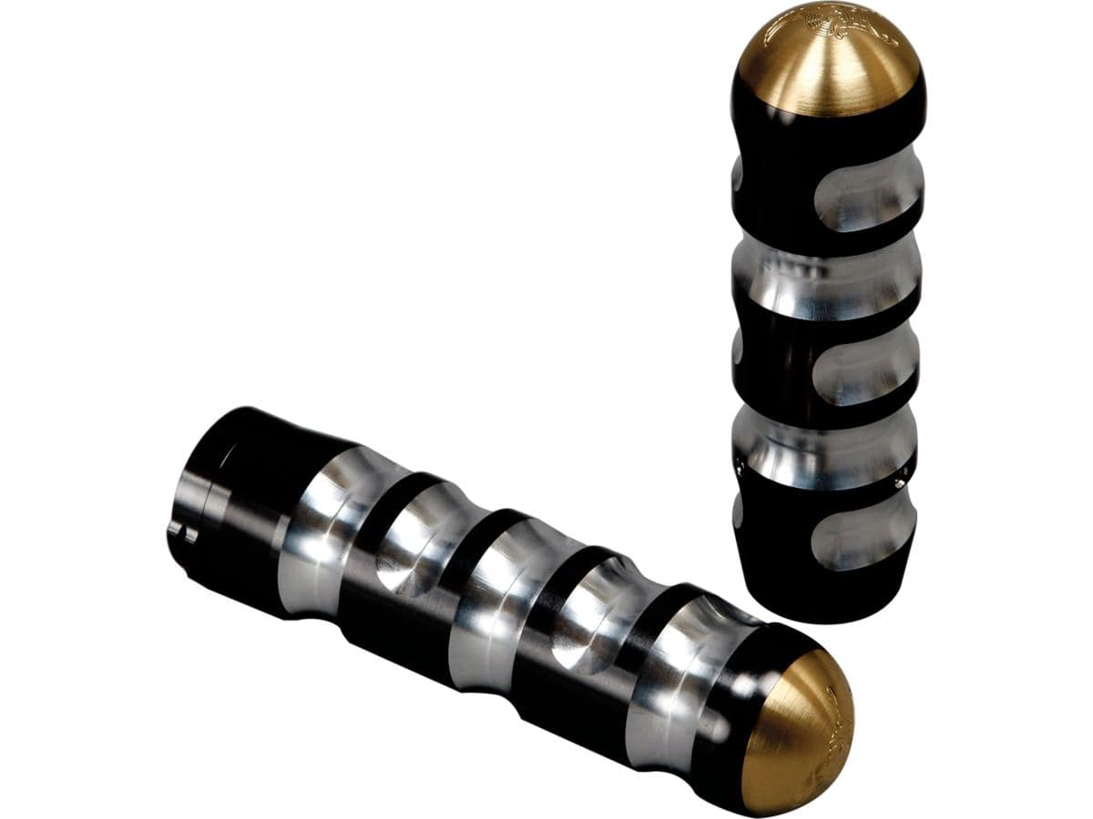 Neo-fusion grips black anodized 1" throttle cables 1 Cycle kraft