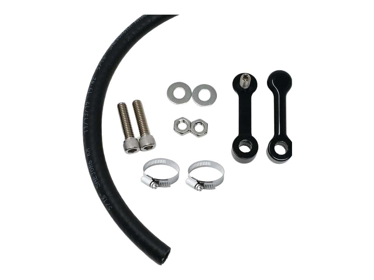 Billet aluminum tank lift kit 2,5" lift for touring black powder coated, 99-07 touring 1 Dk custom products