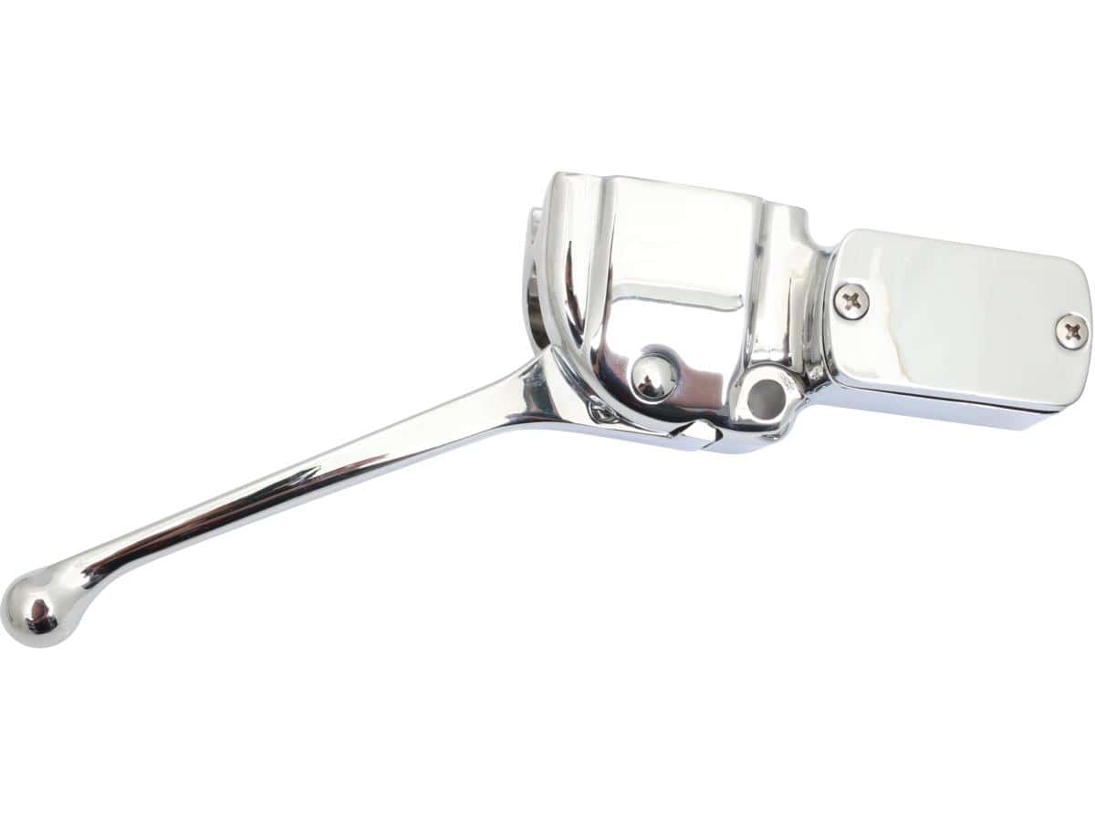 72-81 early style master cylinder assembly plain master cylinder cover chrome 1", 72-81 sportster, 72-81 fl shovel, 72-81 fx shovel 1 Daytona japan