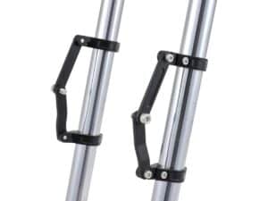 Adjustable CNC Headlight Braket 39mm Fork Mount Black Anodized - Image 3