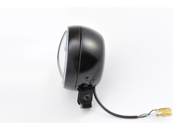 Capsule 120 4 1/2" Headlight Black Powder Coated Projector LED